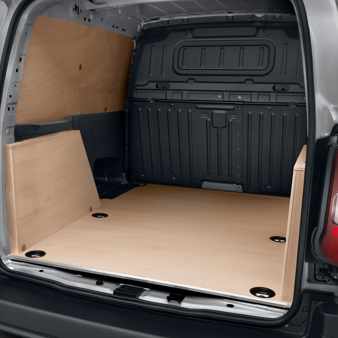 PEUGEOT E-Partner wooden cargo area fittings
