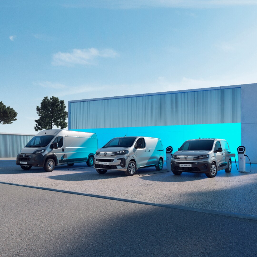 PEUGEOT van electric range